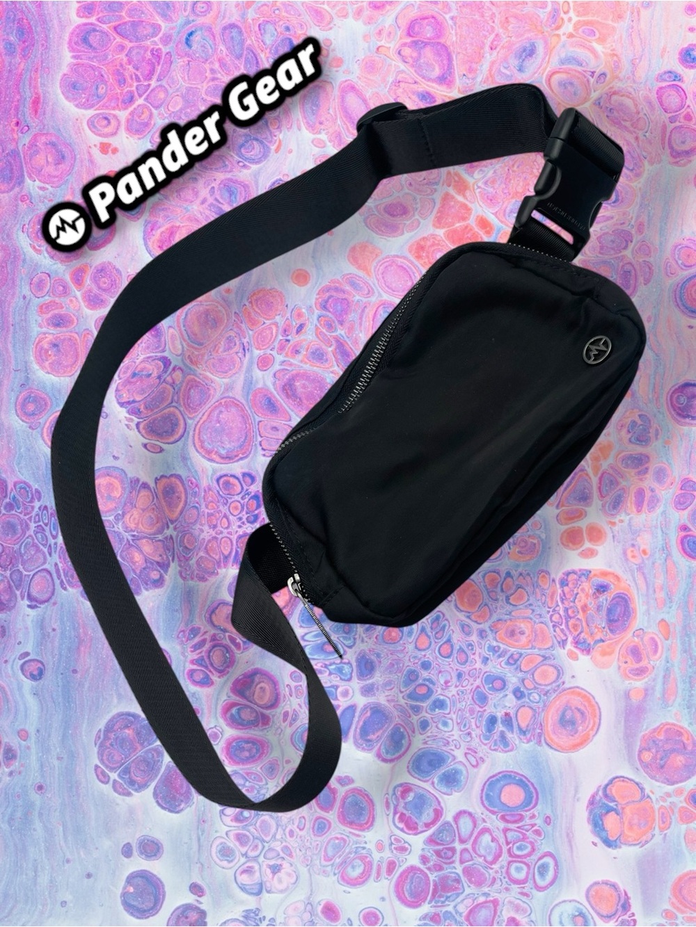 Pander Gear Everywhere Belt Bag Crossbody Fanny Pack Black